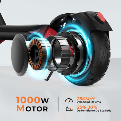 isinwheel® R3 Patinete Eléctrico Todoterreno 1000W