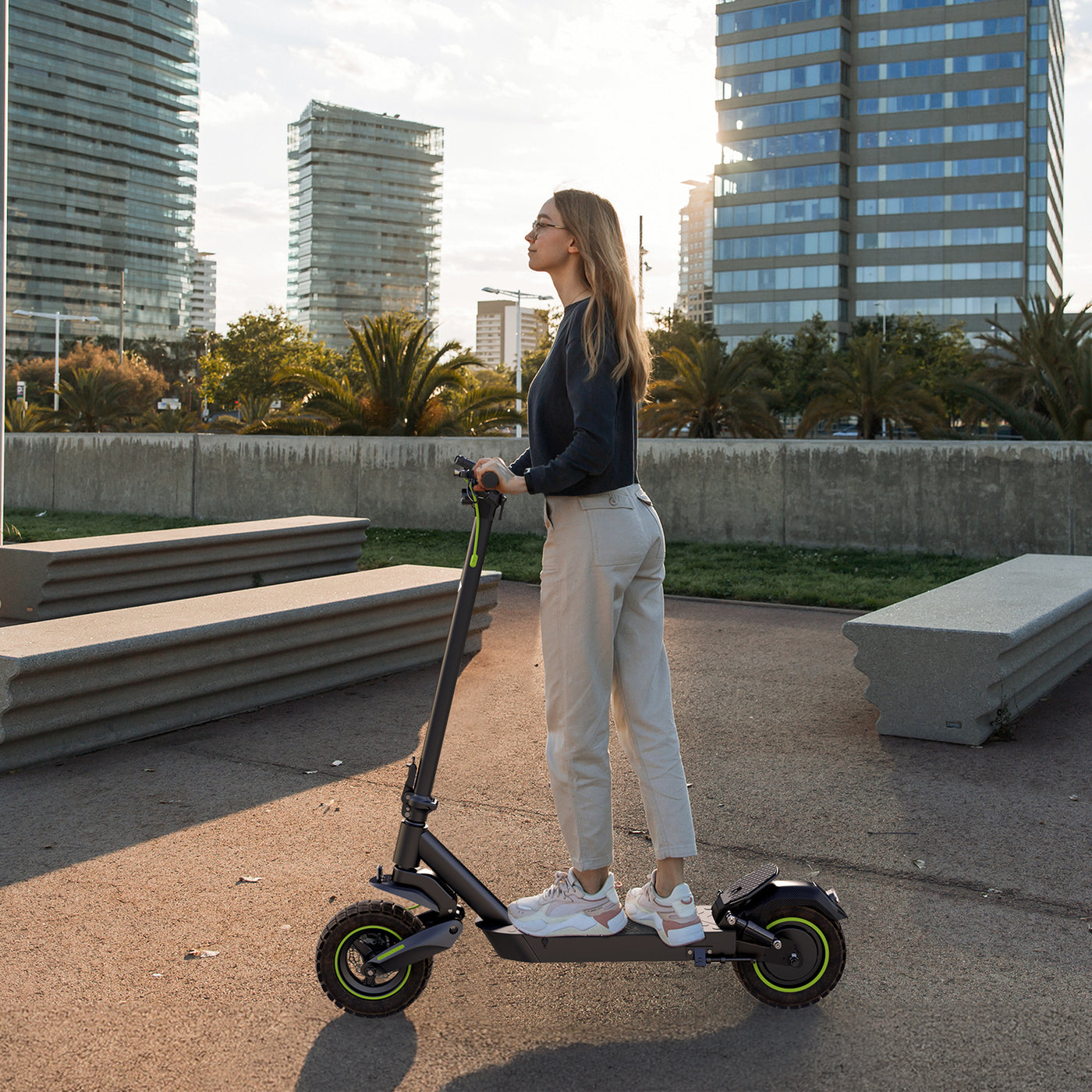 isinwheel® S10Max Patinete eléctrico 1000W