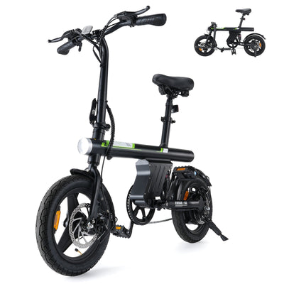 U1 14" Bicicleta Eléctrica Portátil para Adultos Ideal para Desplazamientos o Paseos de Ocio