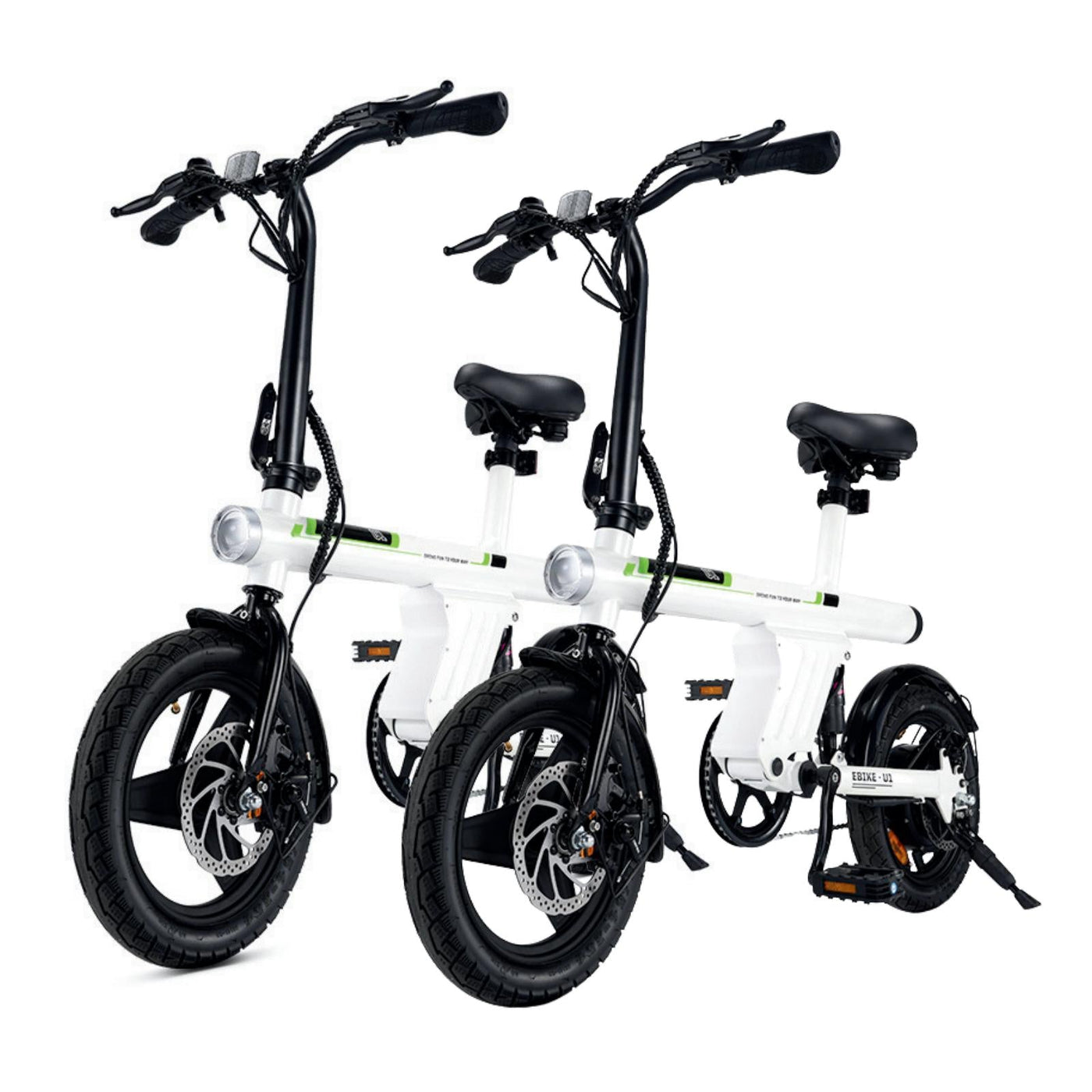 U1 14" Bicicleta Eléctrica Portátil para Adultos Ideal para Desplazamientos o Paseos de Ocio