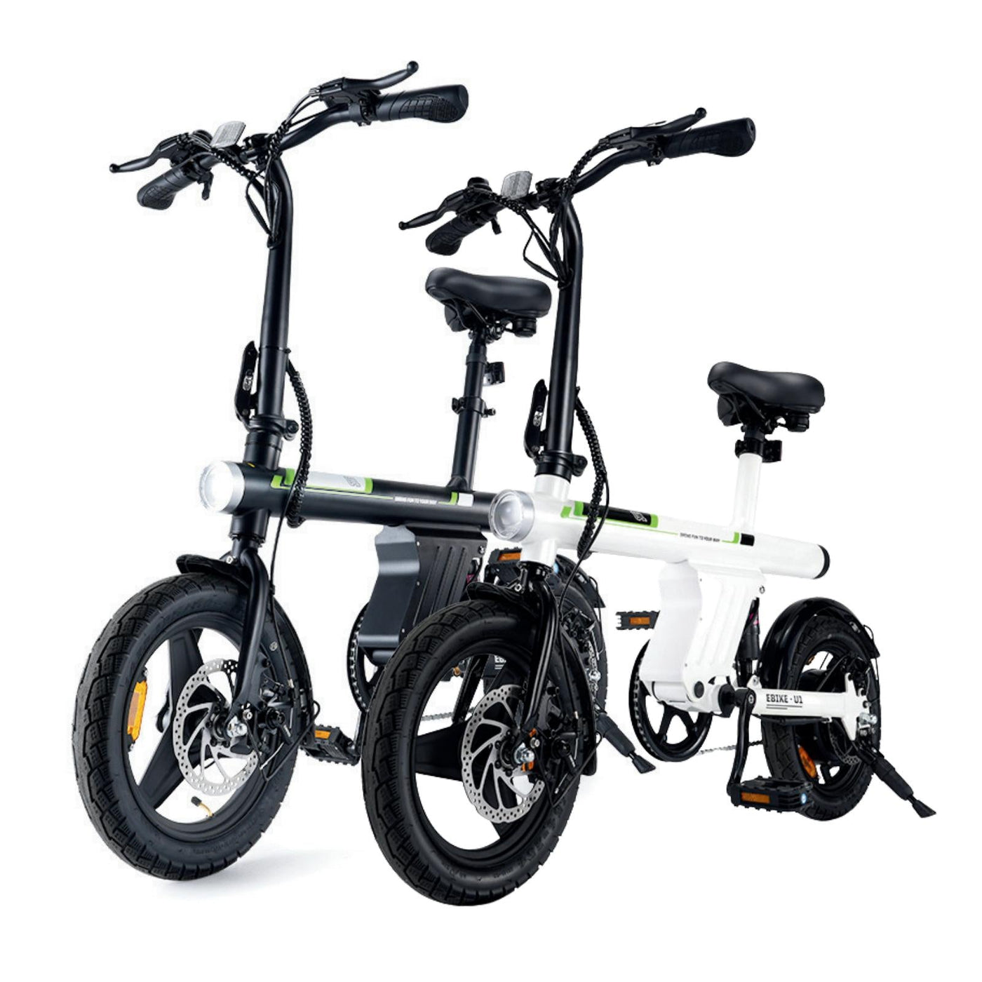 U1 14" Bicicleta Eléctrica Portátil para Adultos Ideal para Desplazamientos o Paseos de Ocio